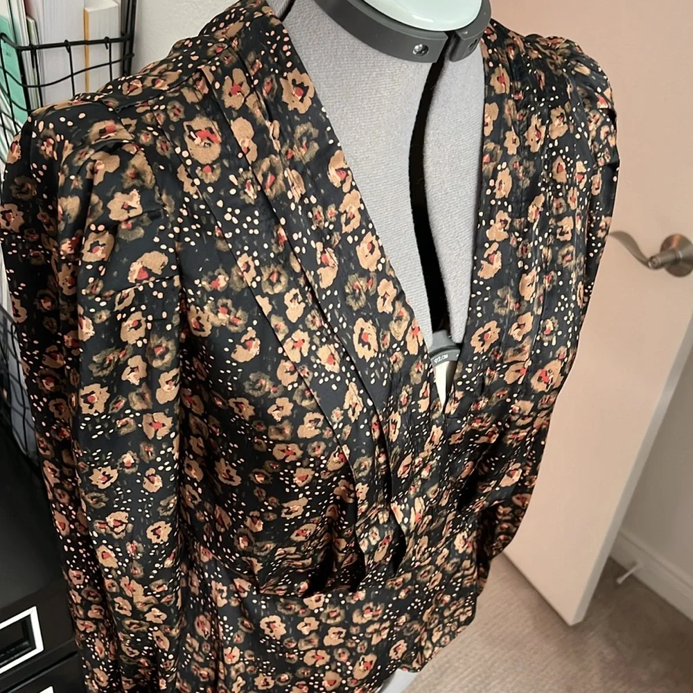 Free People Floral Blouse